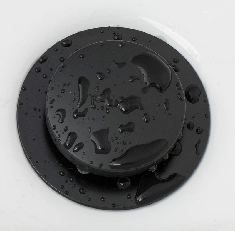 Artiwell Tip-Toe Bathtub Drains Trim Set with Two-Hole Overflow Faceplate, Replacement Bath Drain Trim Kit with 2-Hole Overflow Faceplate and Universal Fine/Coarse Thread (MATT BLACK) - Image 5
